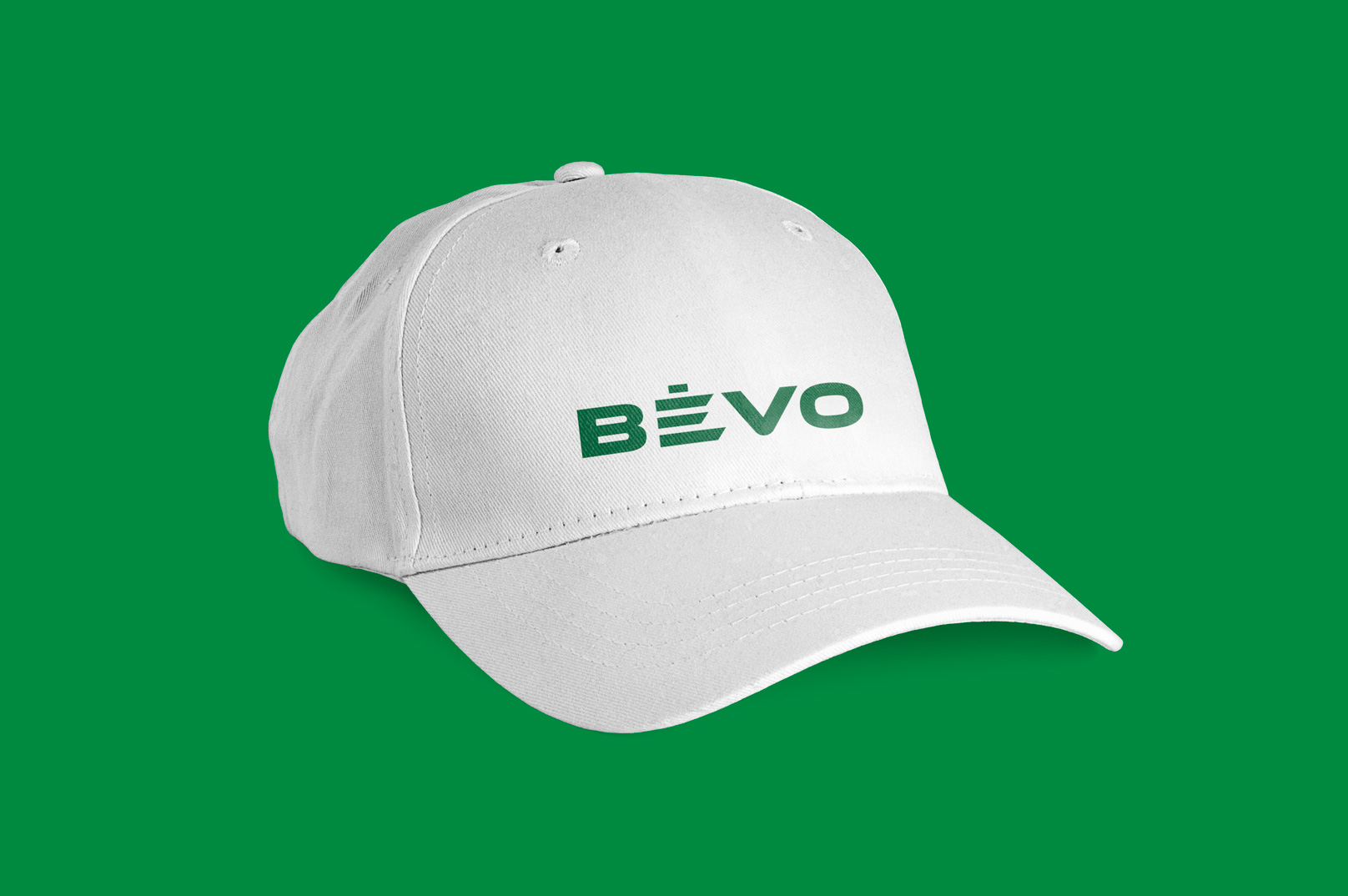 Bevo identity on ball cap